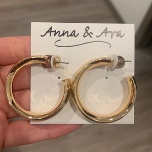Anna & Ava Chunky Hoops